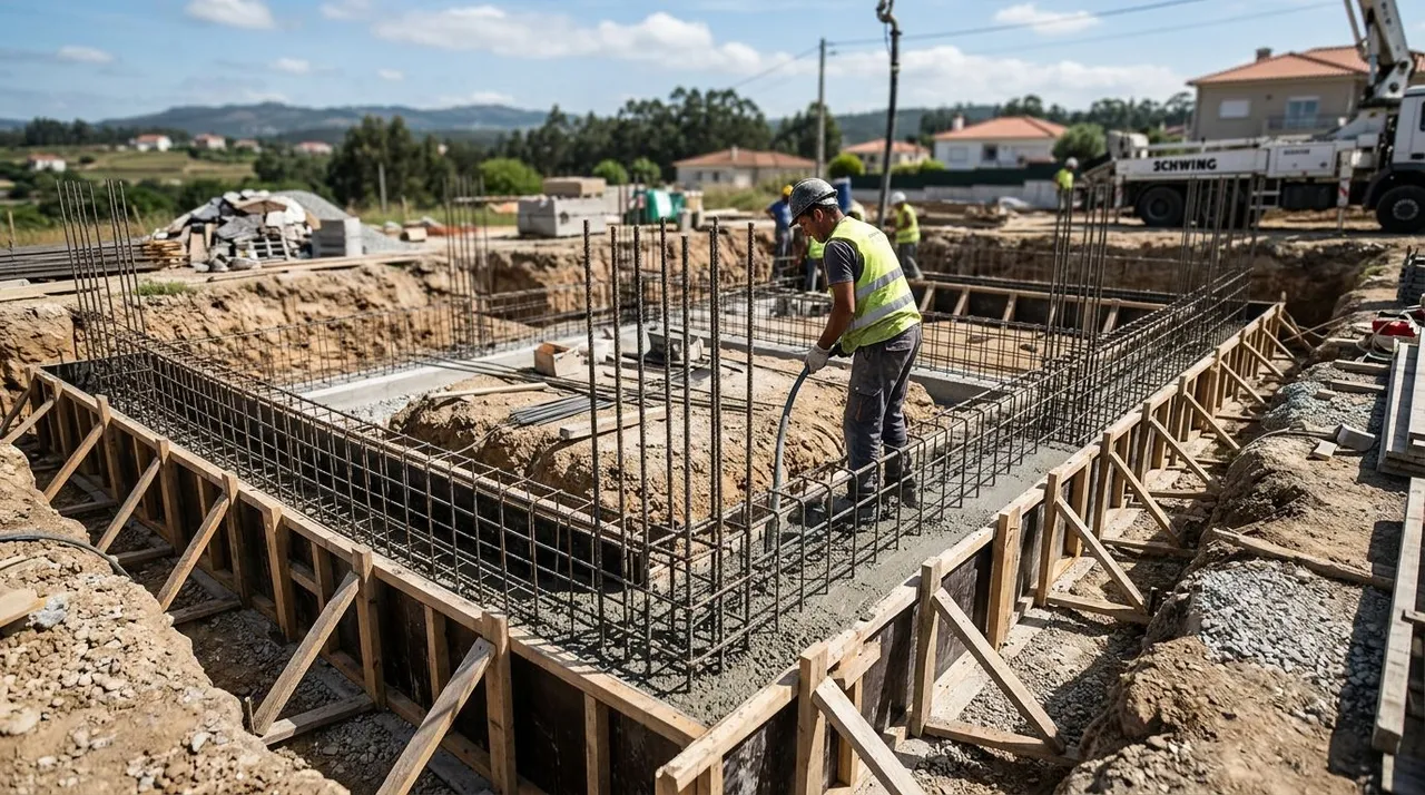Betão Armado Fundações Moradia: Guia Completo 2026
