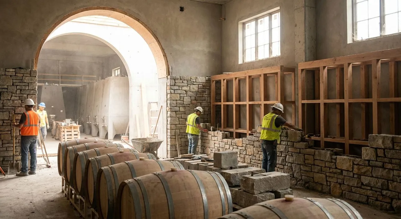 Construção de Adegas Comerciais para Vinícolas em 2026