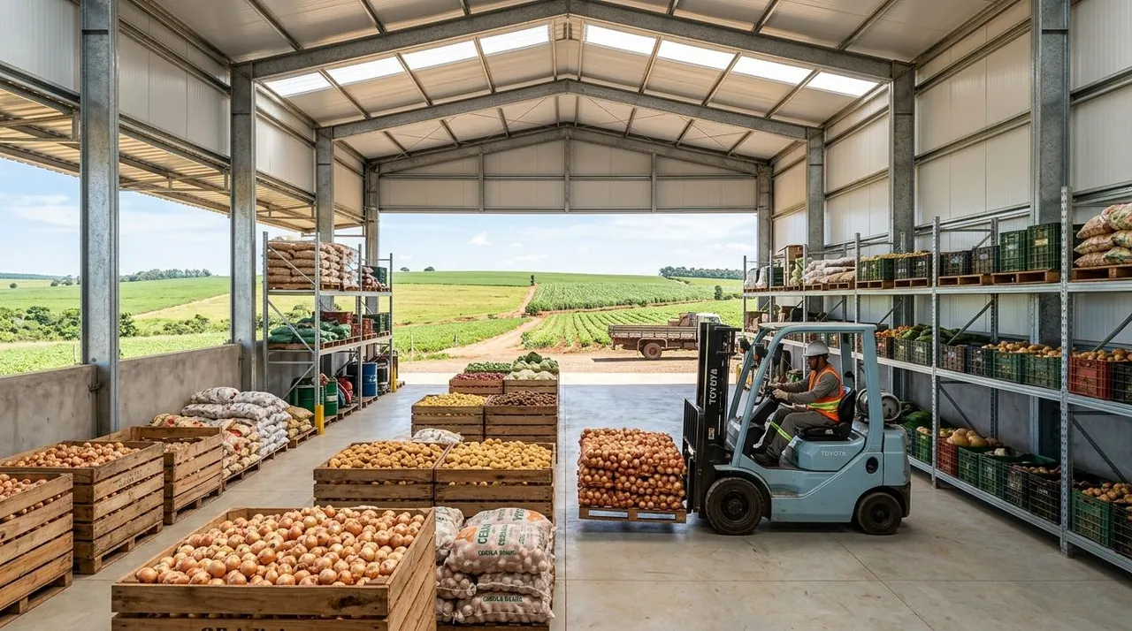 Armazém para Produtos Agrícolas: Guia 2026 | BluePeak