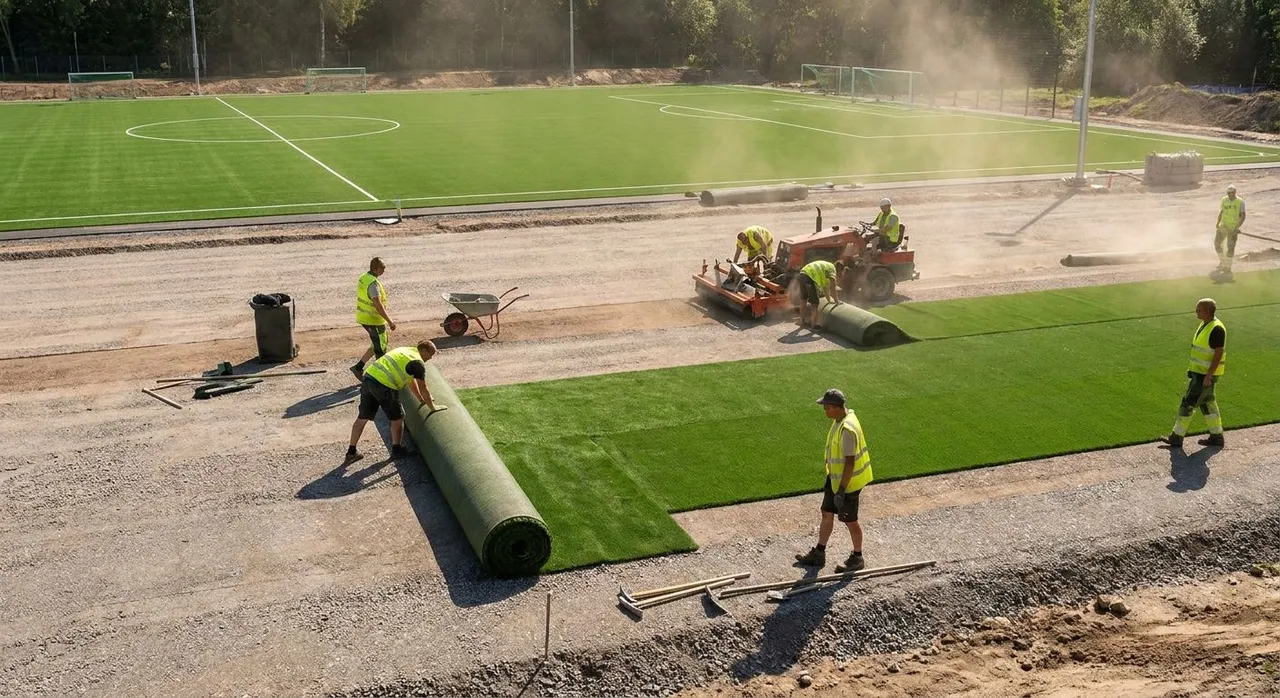 Construção de Campos de Futebol Sintético 2026: Guia