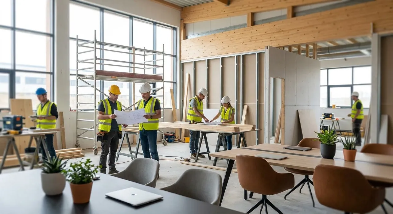 Construção de Espaços de Coworking Chave na Mão 2026