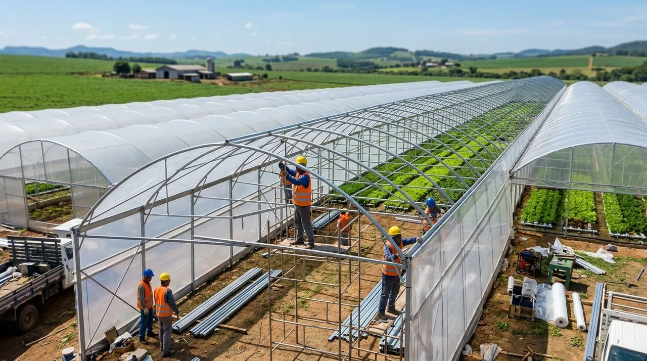 Construção de Estufas Agrícolas Comerciais: Guia 2026
