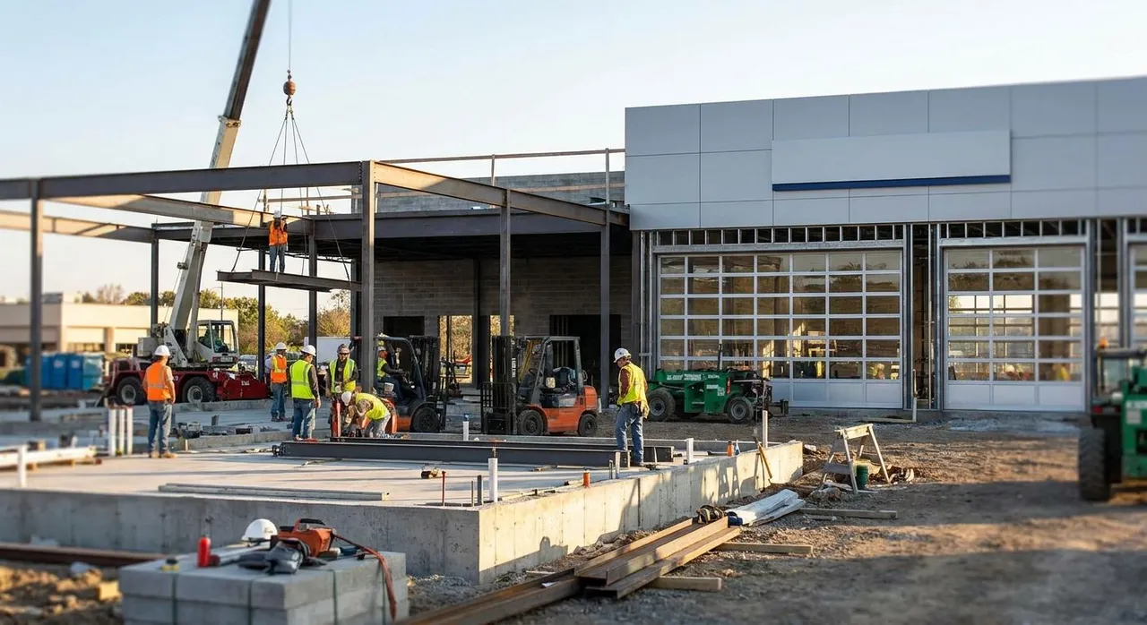 Construção de Oficinas Automóveis: Guia Completo 2026