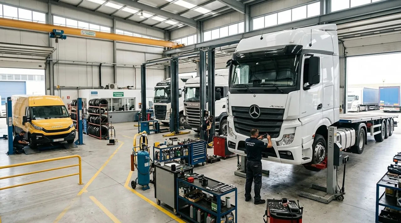 Oficina Manutenção Frota Comercial: Guia de Construção 2026
