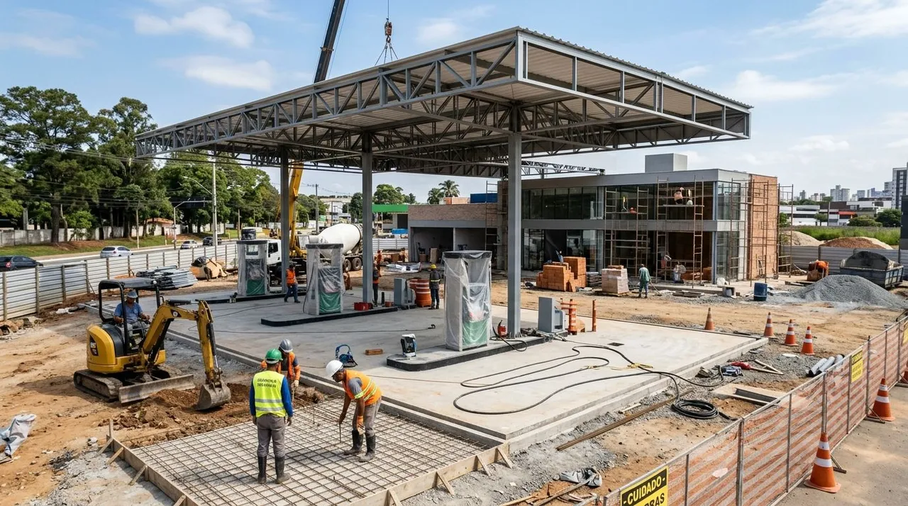 Construção de Postos de Combustível: Guia Completo 2026