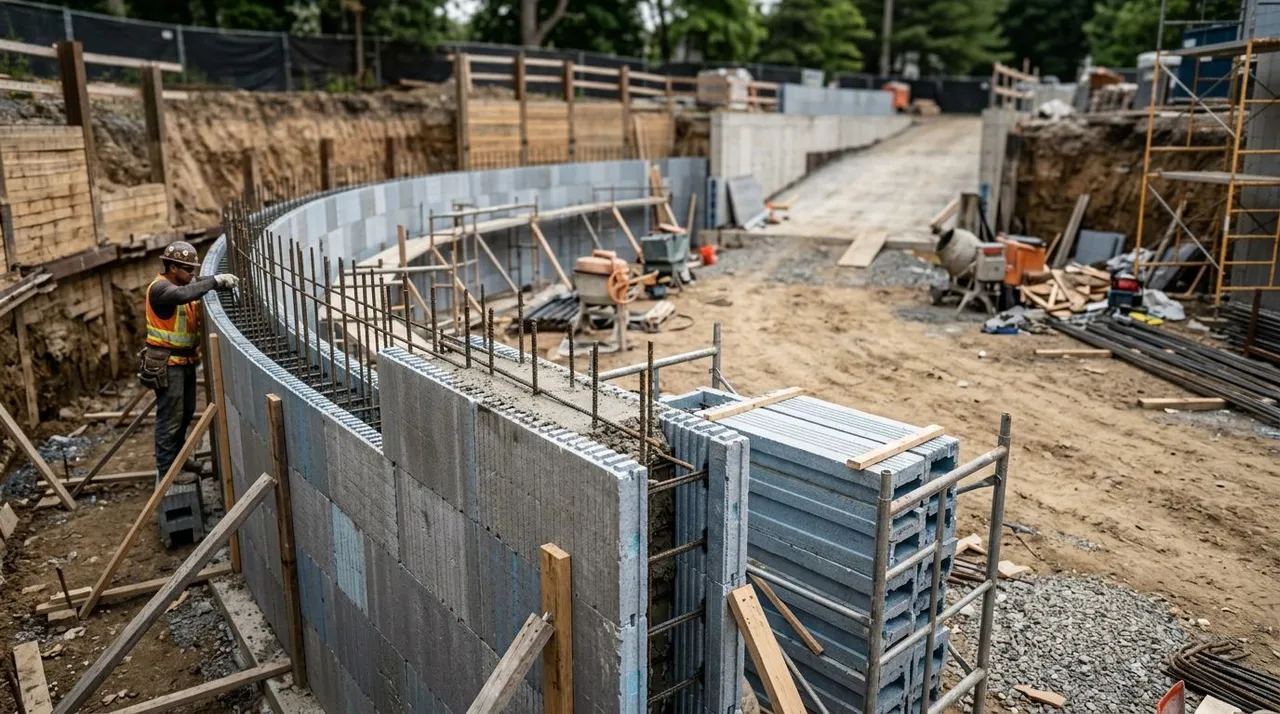 Construção ICF em Caves e Garagens Subterrâneas: Guia 2026