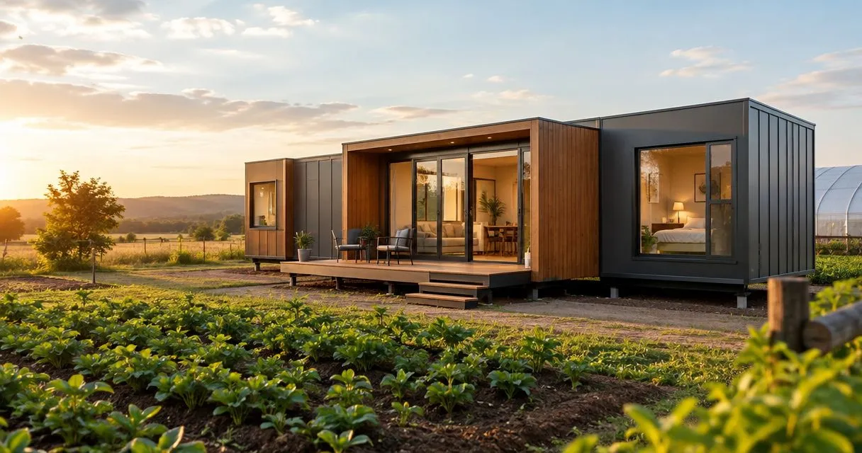 É possível construir uma casa modular em terreno agrícola?