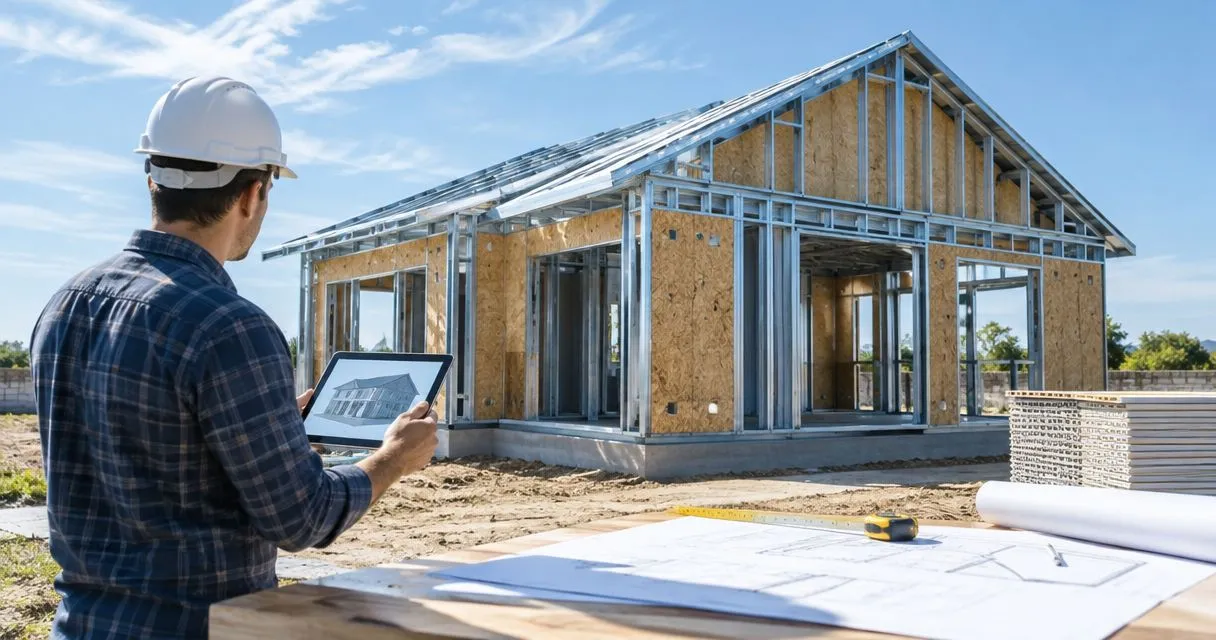 Quanto tempo demora a construção de uma casa LSF?