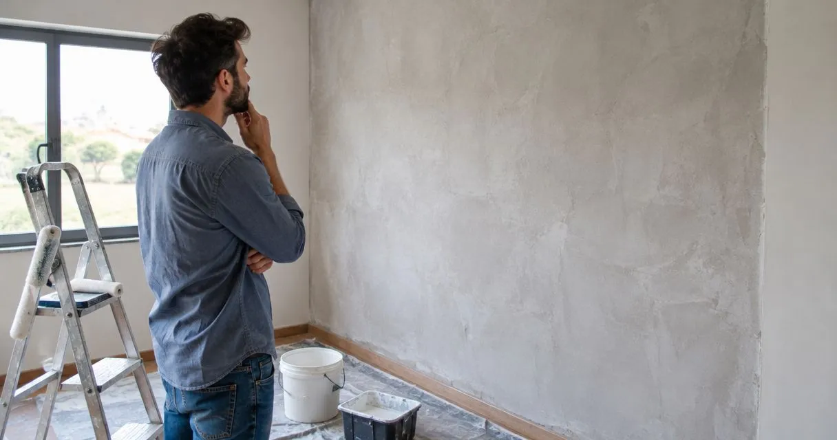 Quanto tempo demora a secar o reboco antes de pintar uma parede?