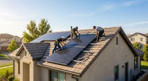Instalação de painéis solares para moradias