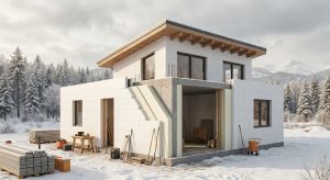 Isolamento térmico para casas ICF em climas frios