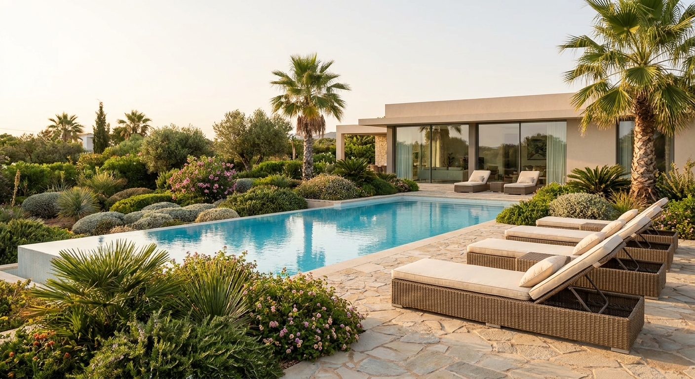 Jardinagem e paisagismo para moradias com piscina